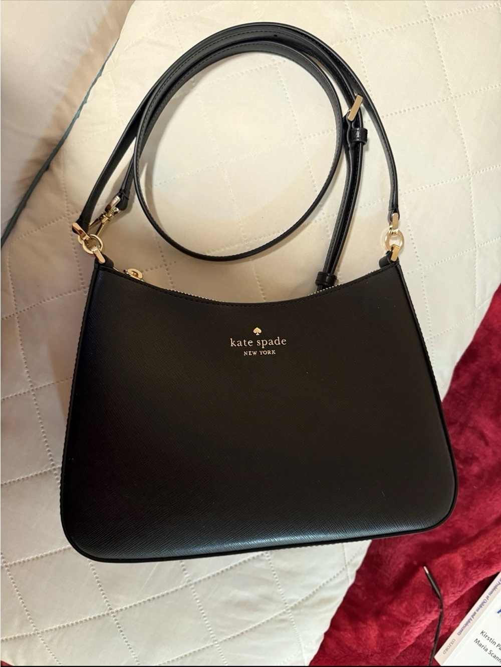 Kate Spade Margot Black Crossbody Shoulder Bag